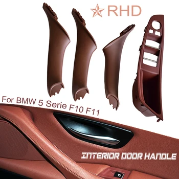 RHD Внутренняя Дверная Ручка Подлокотник Кожаный Кронштейн Внешней Рамы Для BMW 5 Серии F10 F11 F18 520i 523i 525i 528i 535i