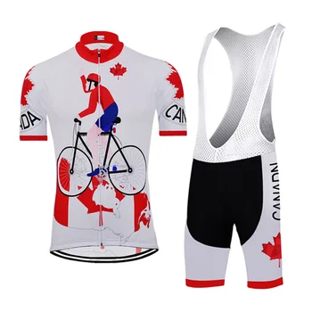 Новый комплект майки для велоспорта Canada Classic 2019 pro team Ropa Ciclismo MTB, велосипедная одежда, Майо для велоспорта Ciclismo