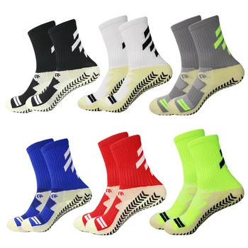 Нескользящие футбольные носки для регби - спортивные мужские/женские носки с противоскользящим захватом